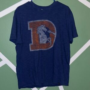 47 Blue Denver Broncos tee shirt